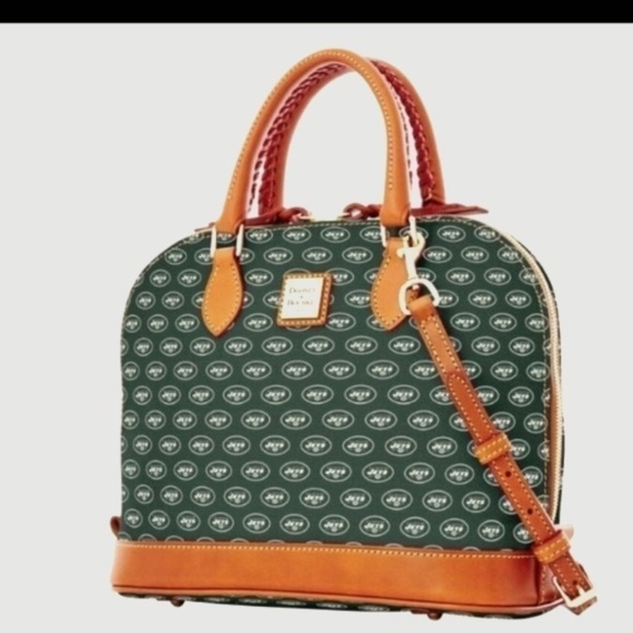 Dooney & Bourke Official NFL NY Jets Crossbody Satchel NWT